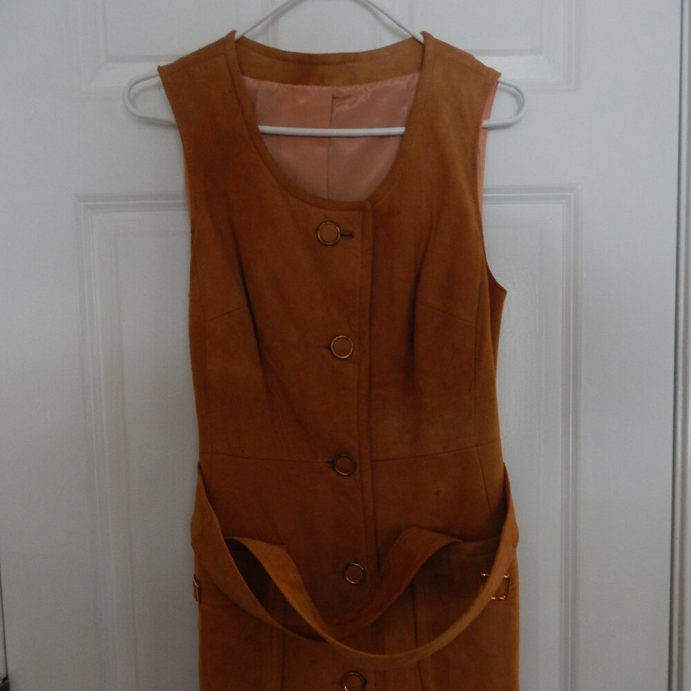 Vintage suede jumper, 1960s